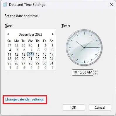 Cambiar la configuración de tu calendario