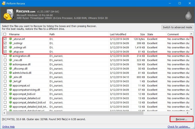 Recuperar archivos borrados en Windows 10