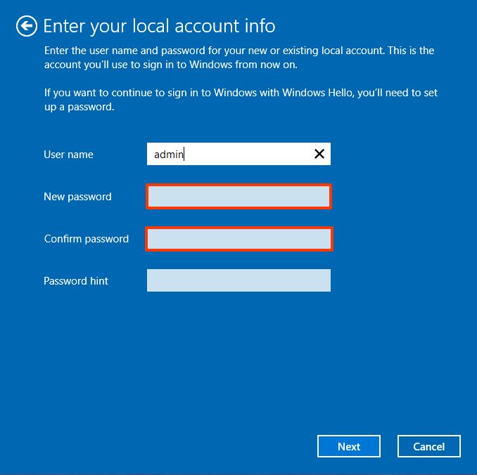 Quitar la contraseña de Windows 10