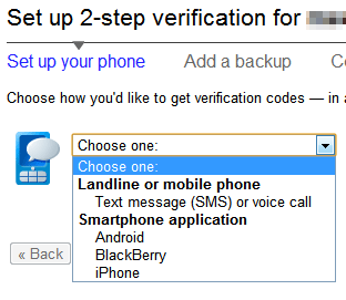 Verificación en dos pasos configura tu teléfono