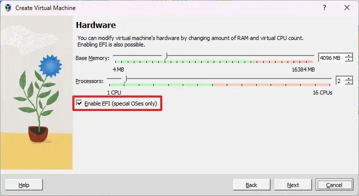 VirtualBox enable TPM and Secure Boot