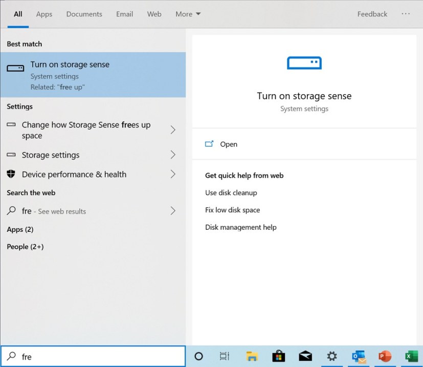 Windows Search on Windows 10 build 18963