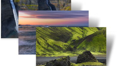 Photo of Desktop Fun: tema de Islandia para Windows: cascadas árticas, icebergs, montañas rocosas y más