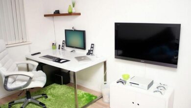 Photo of Espacio de trabajo moderno y minimalista diseñado para trabajar y divertirse
